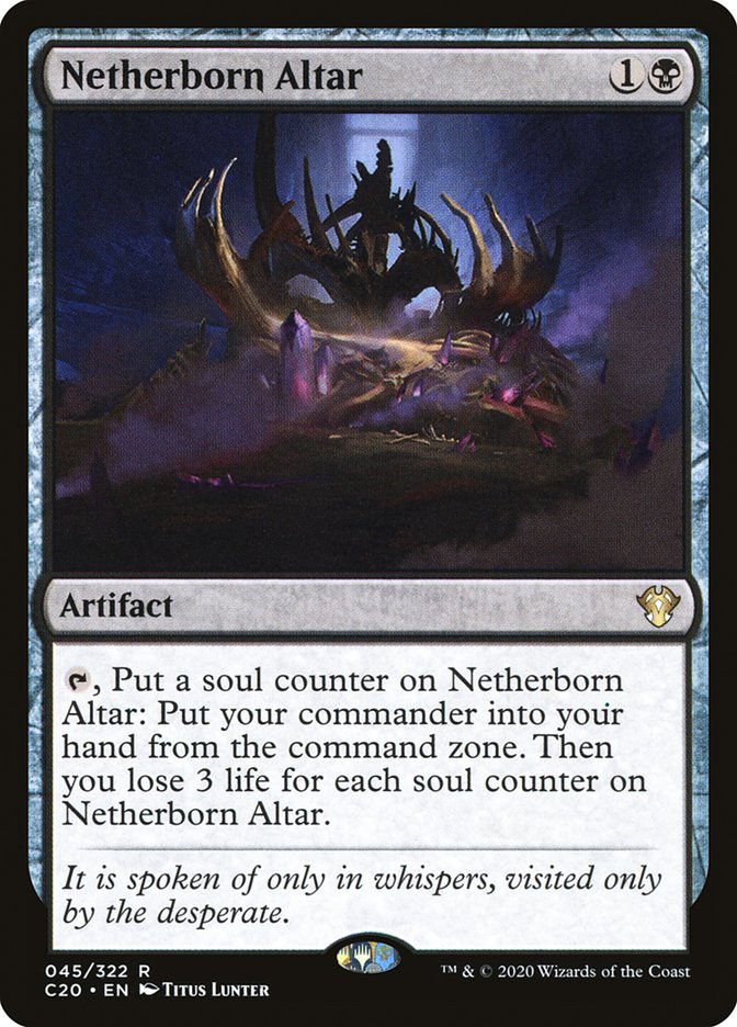 Netherborn Altar [Commander 2020] | Gam3 Escape