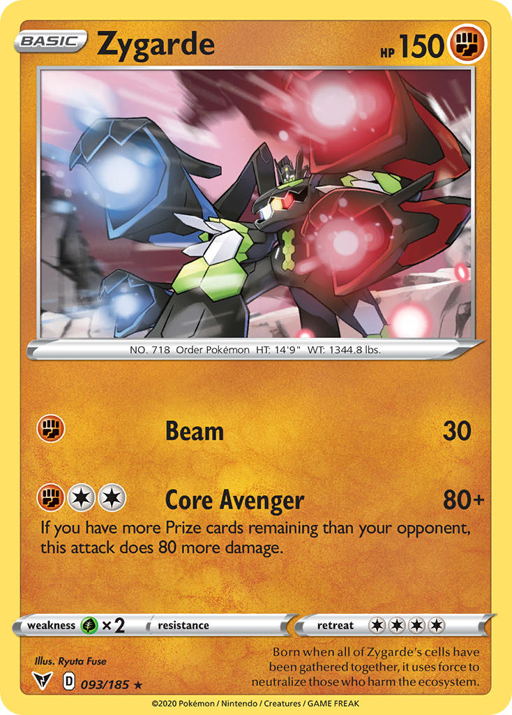 Zygarde (093/185) [Sword & Shield: Vivid Voltage] | Gam3 Escape