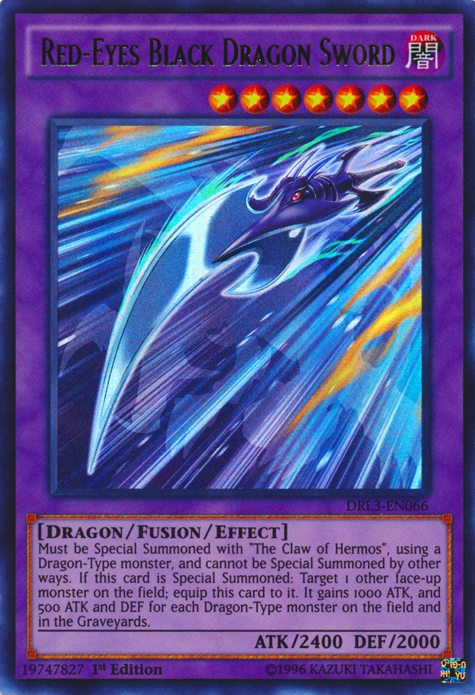 Red-Eyes Black Dragon Sword [DRL3-EN066] Ultra Rare | Gam3 Escape