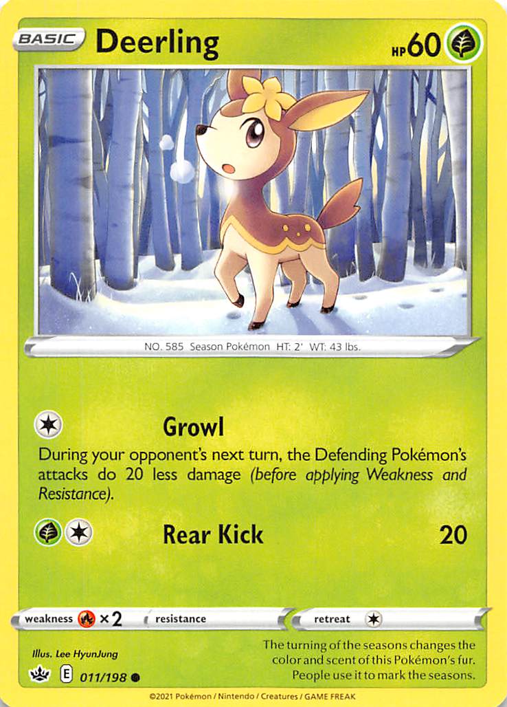 Deerling (011/198) [Sword & Shield: Chilling Reign] | Gam3 Escape