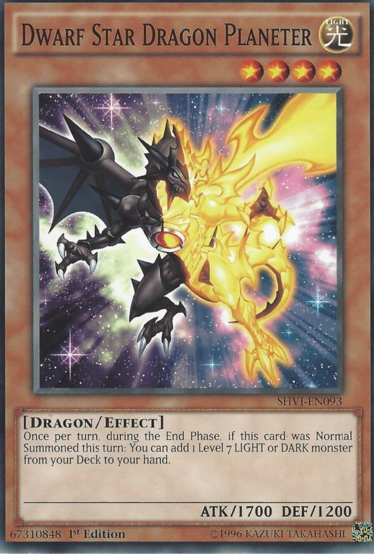 Dwarf Star Dragon Planeter [SHVI-EN093] Common | Gam3 Escape