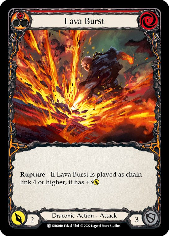 Lava Burst [DRO010] (Uprising Dromai Blitz Deck) | Gam3 Escape