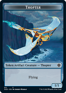 Bird // Thopter Double-Sided Token [Starter Commander Decks] | Gam3 Escape