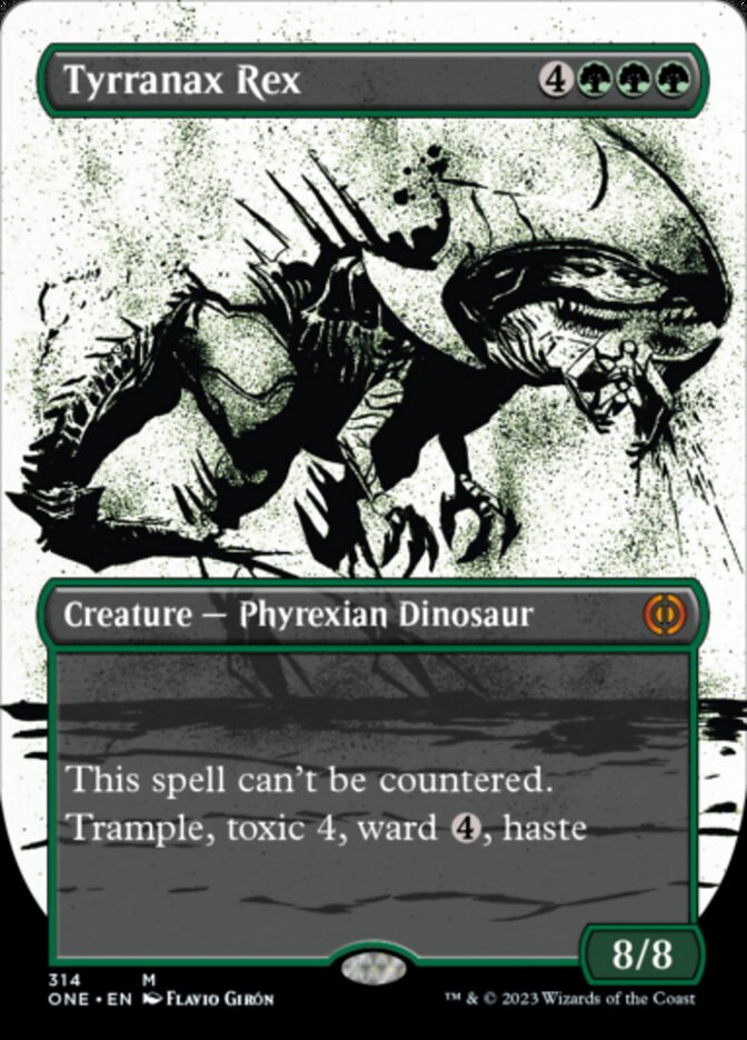 Tyrranax Rex (Borderless Ichor) [Phyrexia: All Will Be One] | Gam3 Escape