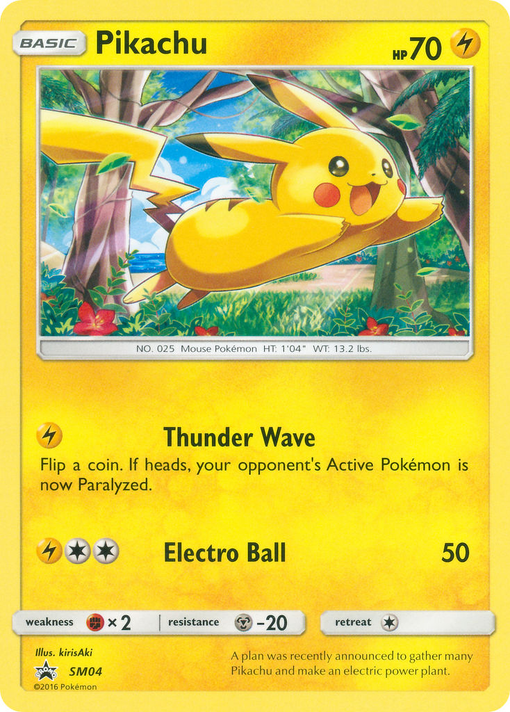 Pikachu (SM04) (Target Non Holo) [Sun & Moon: Black Star Promos] | Gam3 Escape