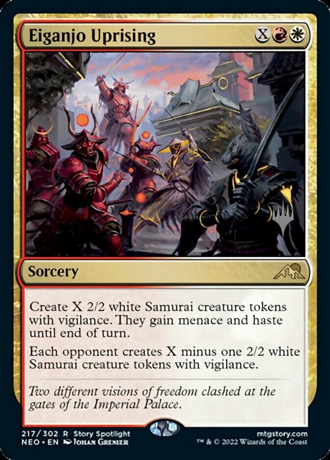 Eiganjo Uprising (Promo Pack) [Kamigawa: Neon Dynasty Promos] | Gam3 Escape