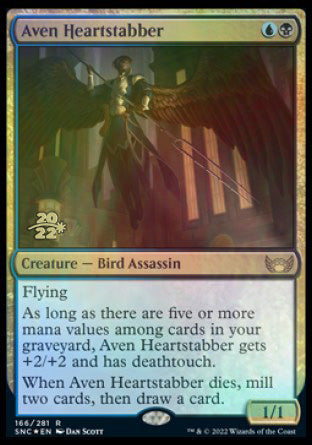 Aven Heartstabber [Streets of New Capenna Prerelease Promos] | Gam3 Escape