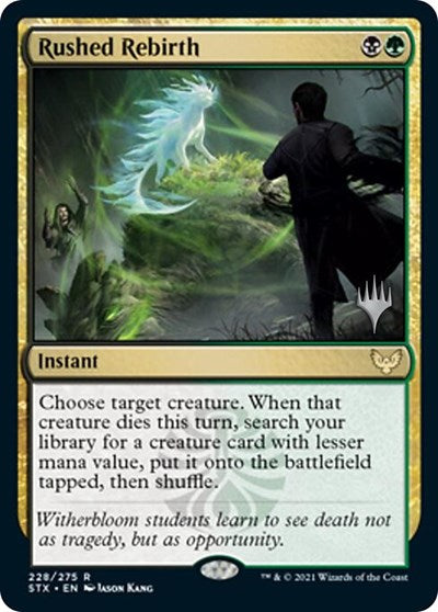 Rushed Rebirth (Promo Pack) [Strixhaven: School of Mages Promos] | Gam3 Escape