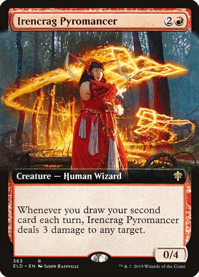 Irencrag Pyromancer (Extended Art) [Throne of Eldraine] | Gam3 Escape