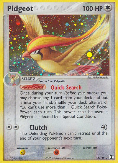 Pidgeot (10/112) [EX: FireRed & LeafGreen] | Gam3 Escape