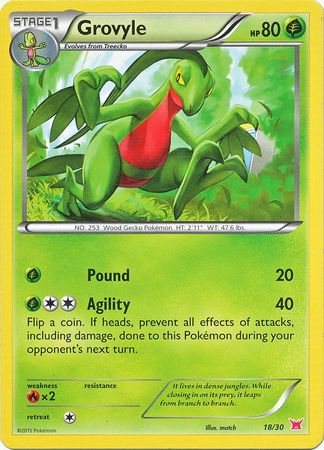 Grovyle (18/30) [XY: Trainer Kit 2 - Latias] | Gam3 Escape