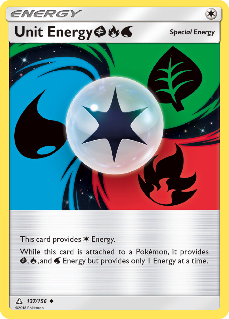 Unit Energy (137/156) (Grass, Fire, Water) [Sun & Moon: Ultra Prism] | Gam3 Escape