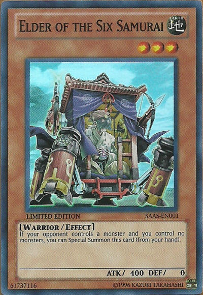 Elder of the Six Samurai [SAAS-EN001] Super Rare | Gam3 Escape