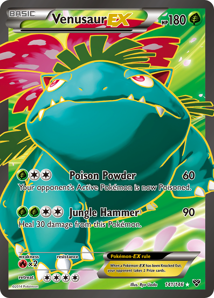 Venusaur EX (141/146) [XY: Base Set] | Gam3 Escape