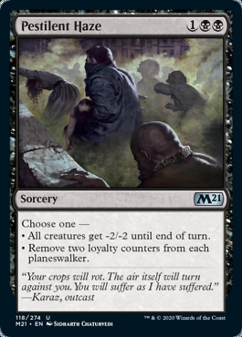 Pestilent Haze [Core Set 2021] | Gam3 Escape