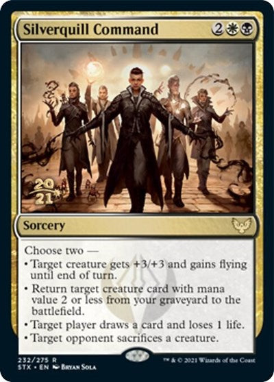 Silverquill Command [Strixhaven: School of Mages Prerelease Promos] | Gam3 Escape