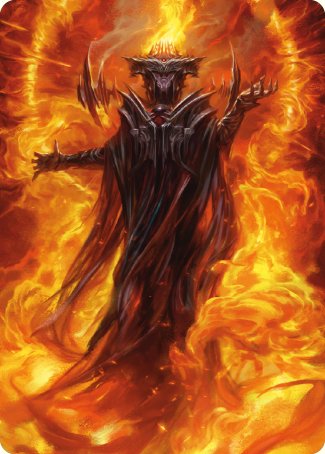 Sauron, the Dark Lord Art Card [The Lord of the Rings: Tales of Middle-earth Art Series] | Gam3 Escape