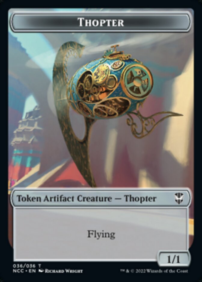 Thopter // Treasure (013) Double-sided Token [Streets of New Capenna Commander Tokens] | Gam3 Escape