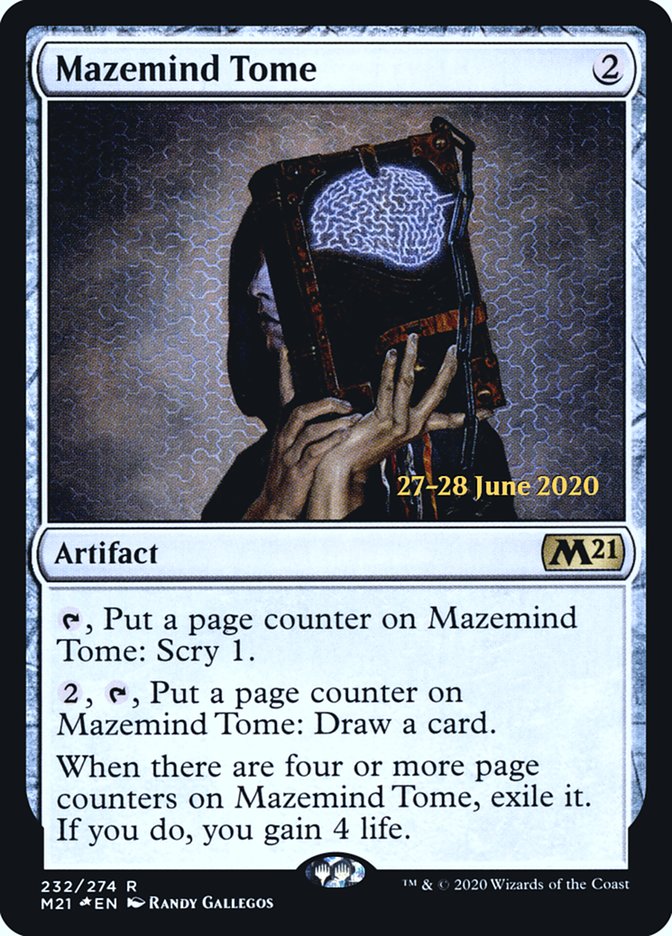 Mazemind Tome  [Core Set 2021 Prerelease Promos] | Gam3 Escape