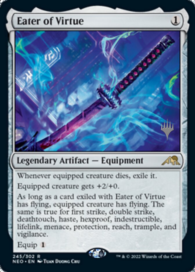 Eater of Virtue (Promo Pack) [Kamigawa: Neon Dynasty Promos] | Gam3 Escape