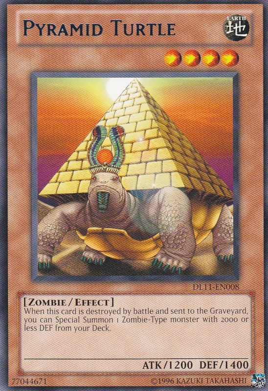 Pyramid Turtle (Blue) [DL11-EN008] Rare | Gam3 Escape