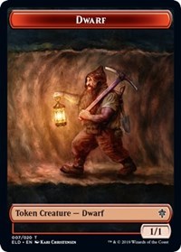 Dwarf // Food (17) Double-sided Token [Throne of Eldraine Tokens] | Gam3 Escape