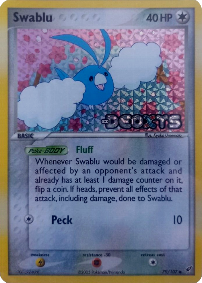 Swablu (79/107) (Stamped) [EX: Deoxys] | Gam3 Escape