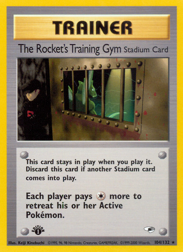 The Rocket's Training Gym (104/132) [Gym Heroes 1st Edition] | Gam3 Escape