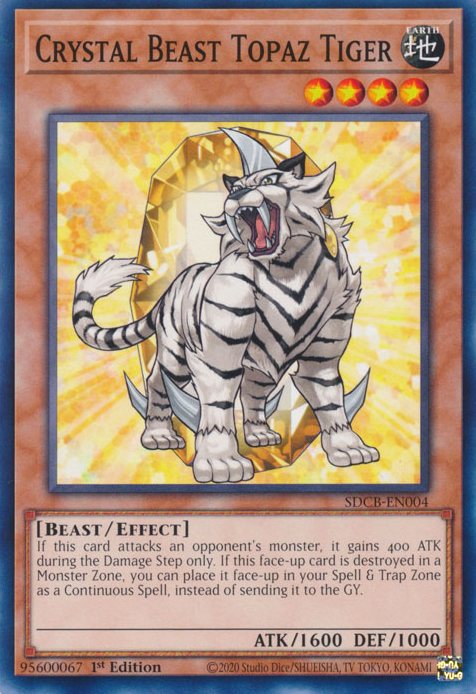 Crystal Beast Topaz Tiger [SDCB-EN004] Common | Gam3 Escape