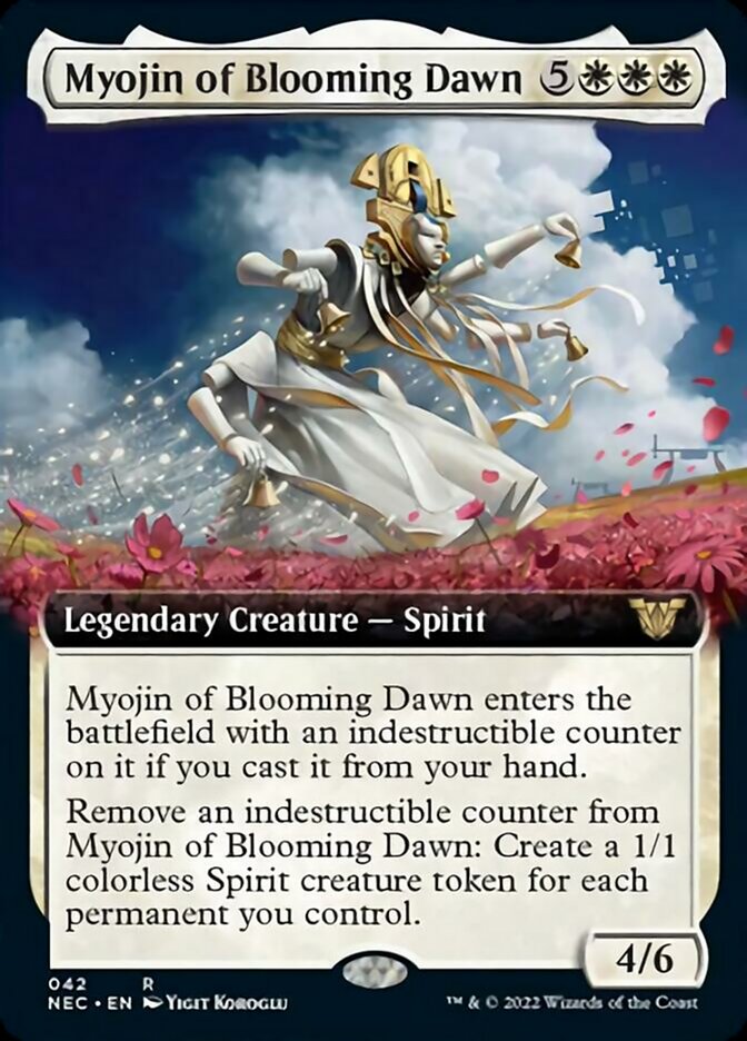 Myojin of Blooming Dawn (Extended) [Kamigawa: Neon Dynasty Commander] | Gam3 Escape