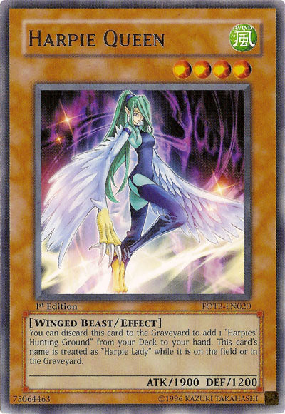 Harpie Queen [FOTB-EN020] Rare | Gam3 Escape