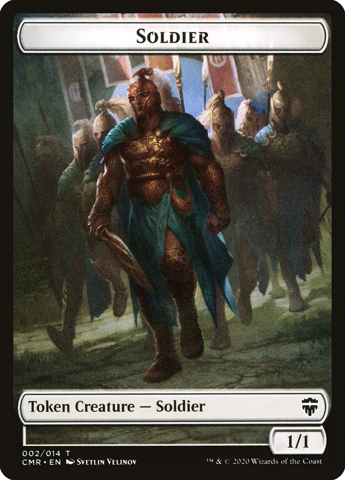 Copy (013) // Soldier Token [Commander Legends Tokens] | Gam3 Escape