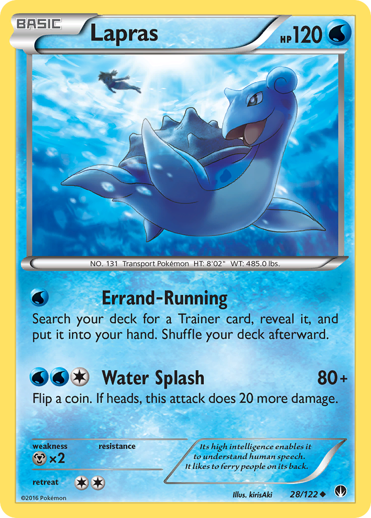 Lapras (28/122) [XY: BREAKpoint] | Gam3 Escape