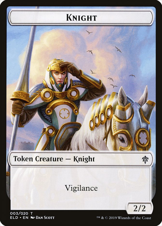 Knight [Throne of Eldraine Tokens] | Gam3 Escape