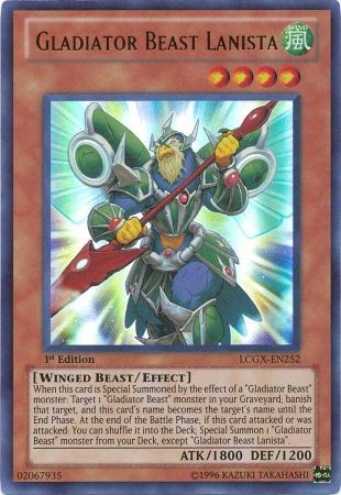 Gladiator Beast Lanista [LCGX-EN252] Ultra Rare | Gam3 Escape