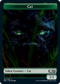 Cat (011) // Soldier Double-sided Token [Core Set 2021 Tokens] | Gam3 Escape