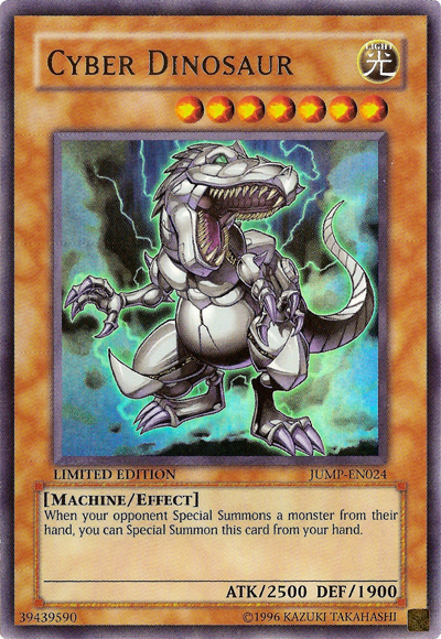 Cyber Dinosaur [JUMP-EN024] Ultra Rare | Gam3 Escape