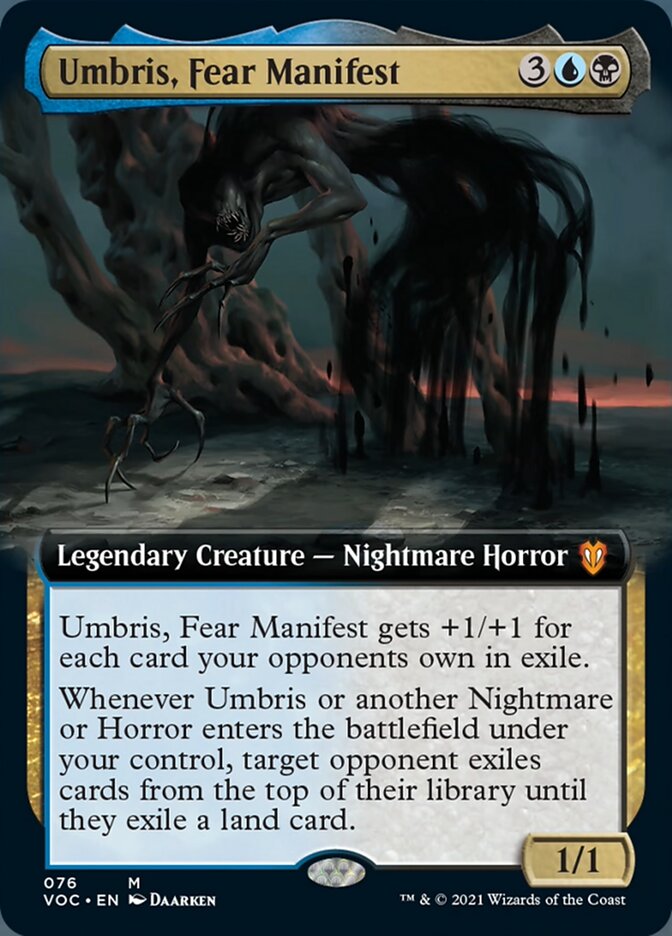 Umbris, Fear Manifest (Extended) [Innistrad: Crimson Vow Commander] | Gam3 Escape