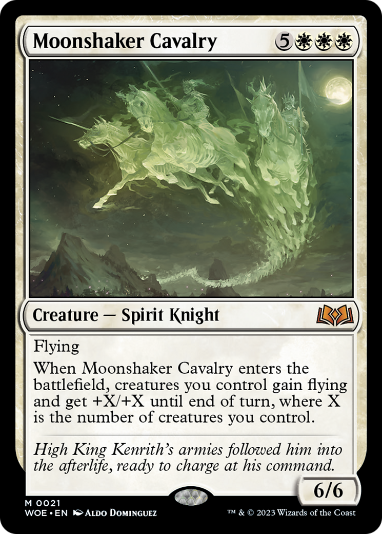 Moonshaker Cavalry [Wilds of Eldraine] | Gam3 Escape