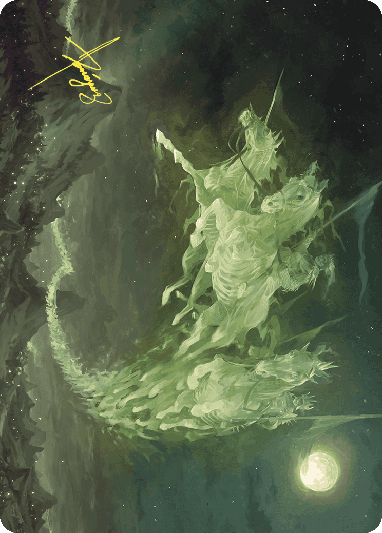Moonshaker Cavalry Art Card (Gold-Stamped Signature) [Wilds of Eldraine Art Series] | Gam3 Escape