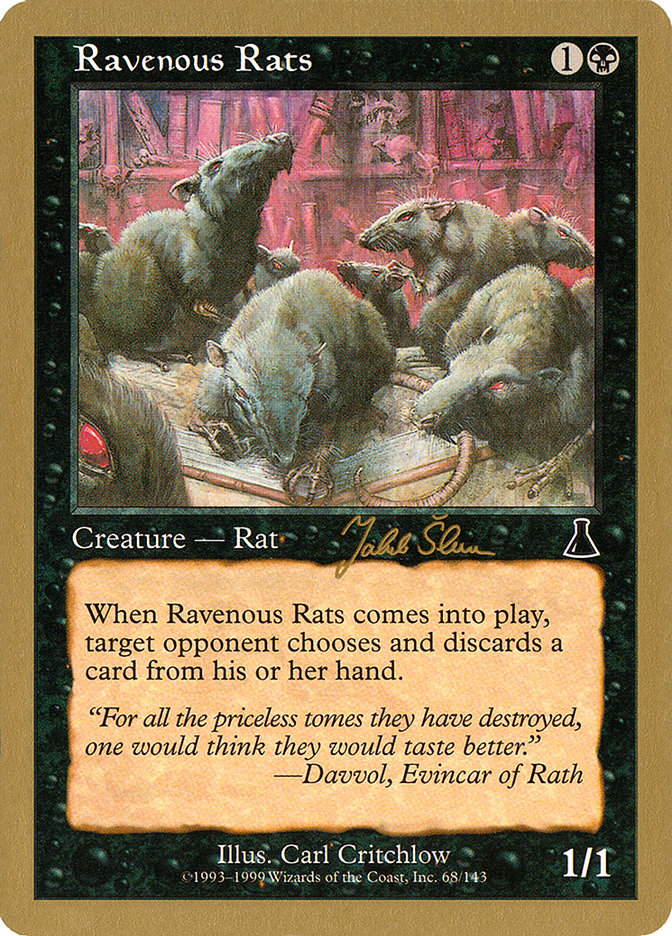 Ravenous Rats (Jakub Slemr) [World Championship Decks 1999] | Gam3 Escape