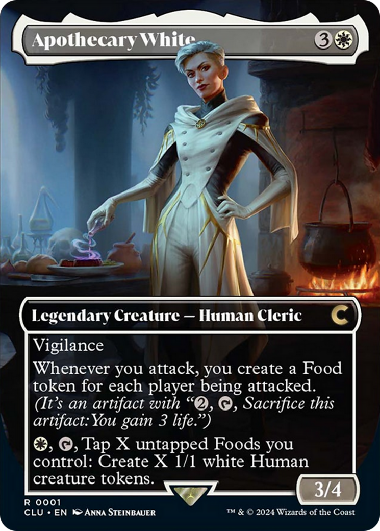 Apothecary White (Borderless) [Ravnica: Clue Edition] | Gam3 Escape