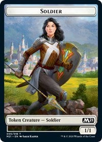 Soldier // Weird Double-sided Token [Core Set 2021 Tokens] | Gam3 Escape