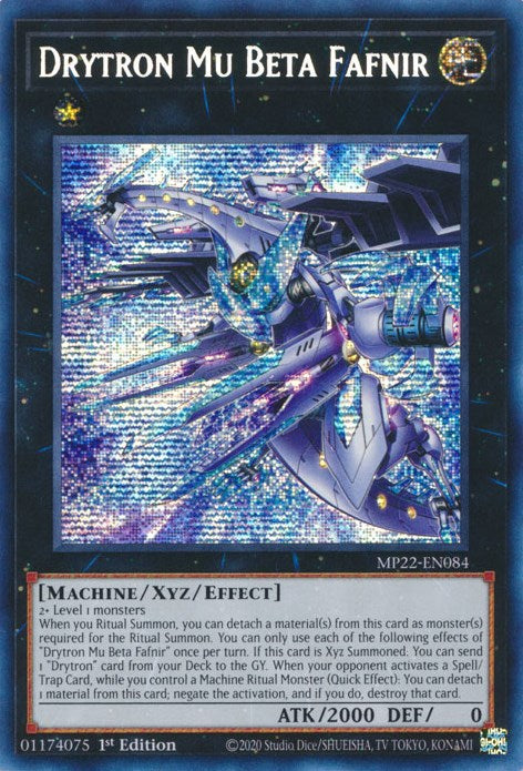 Drytron Mu Beta Fafnir [MP22-EN084] Prismatic Secret Rare | Gam3 Escape