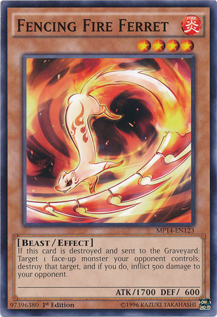 Fencing Fire Ferret [MP14-EN123] Common | Gam3 Escape