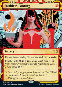 Faithless Looting (Etched Foil) [Strixhaven Mystical Archive] | Gam3 Escape