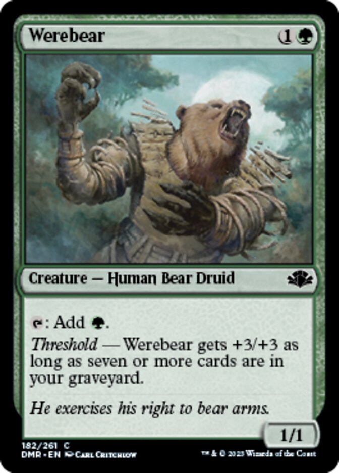 Werebear [Dominaria Remastered] | Gam3 Escape