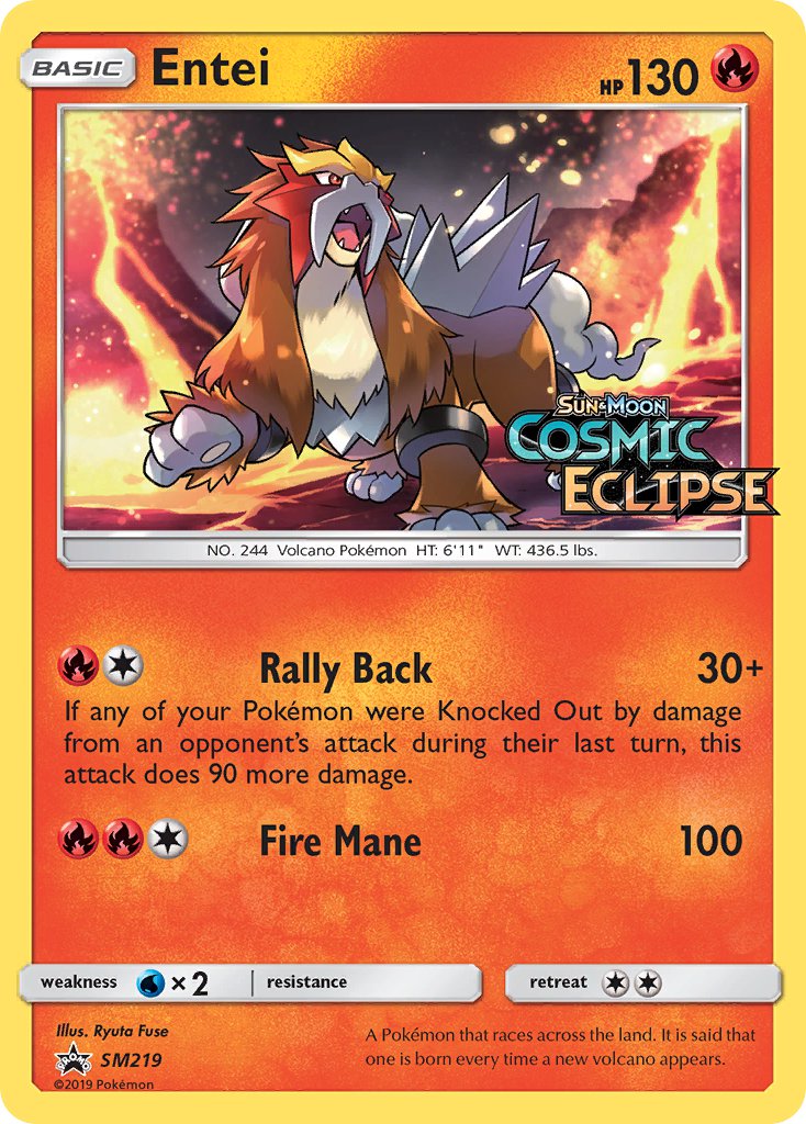 Entei (SM219) [Sun & Moon: Black Star Promos] | Gam3 Escape