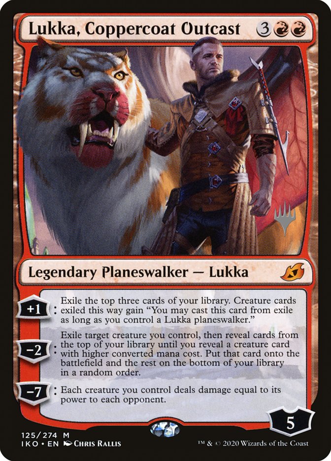 Lukka, Coppercoat Outcast (Promo Pack) [Ikoria: Lair of Behemoths Promos] | Gam3 Escape