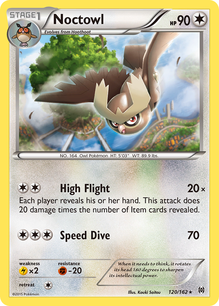 Noctowl (120/162) [XY: BREAKthrough] | Gam3 Escape